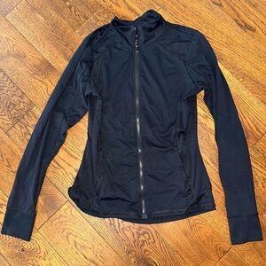 X by Gottex Black Full Zip Jacket size Medium